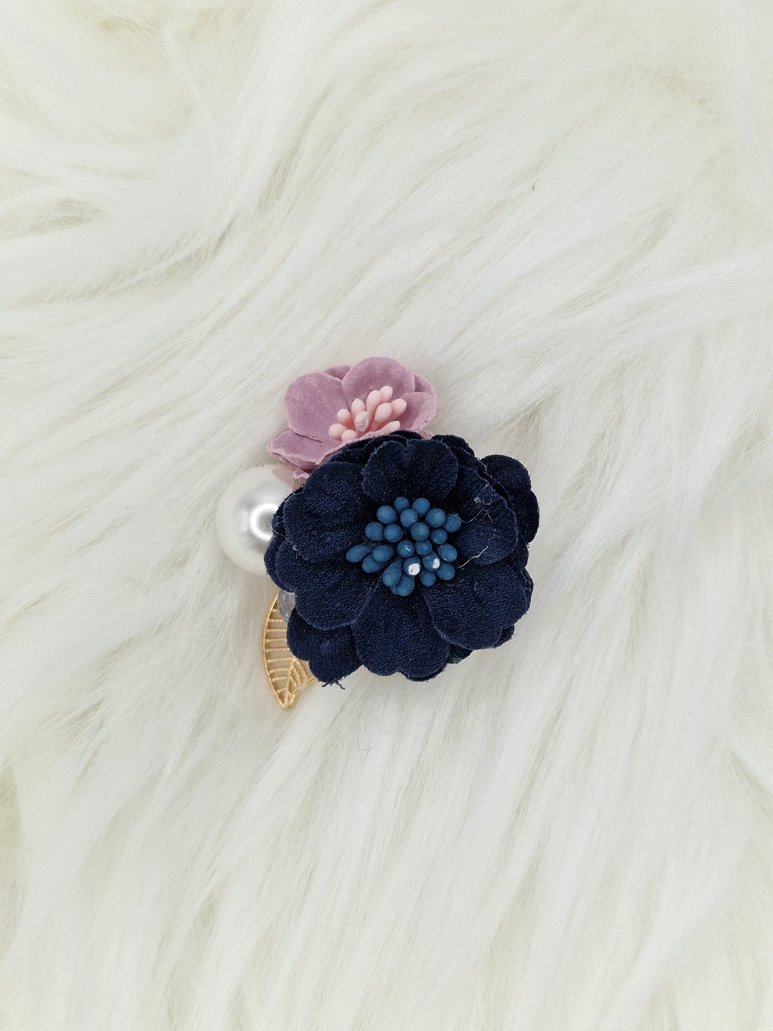 Брошка 3D цвете Willow #3