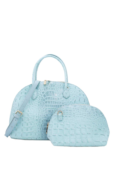 Penelope - двойна чанта за рамо и кросбоди - синя