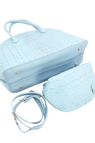 Penelope - двойна чанта за рамо и кросбоди - синя