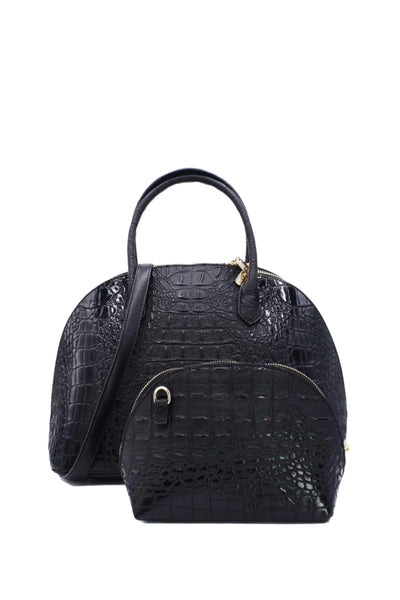 Penelope - двойна чанта за рамо и кросбоди - черна