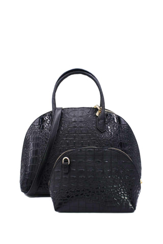 Penelope - двойна чанта за рамо и кросбоди - черна