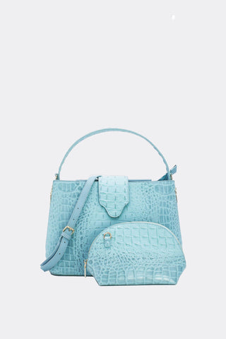 Anastasia - двойна дамска чанта - синя