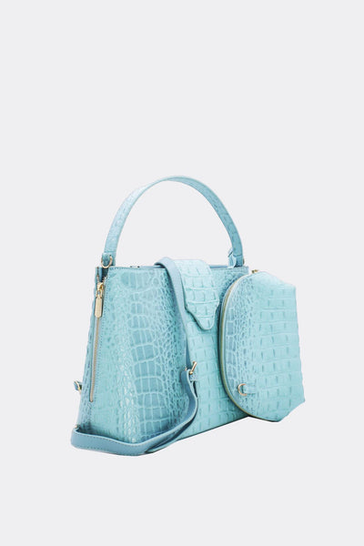 Anastasia - двойна дамска чанта - синя