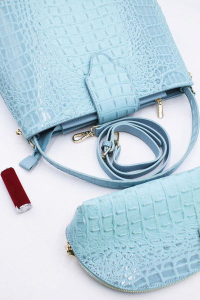 Anastasia - двойна дамска чанта - синя