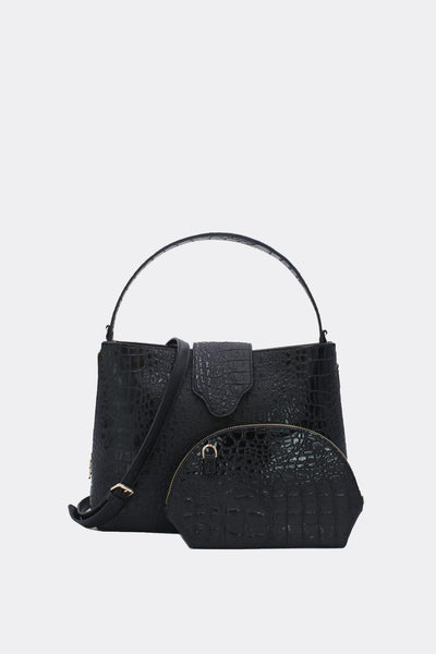 Anastasia - двойна дамска чанта - черна