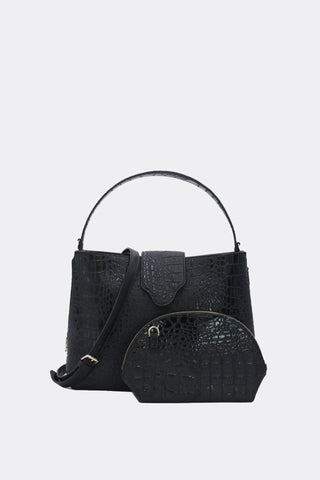 Anastasia - двойна дамска чанта - черна