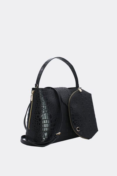 Anastasia - двойна дамска чанта - черна