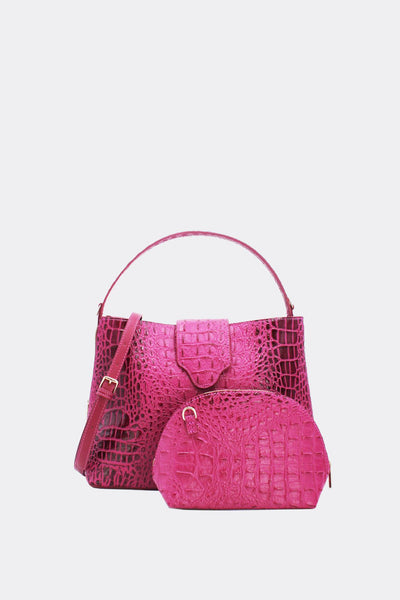 Anastasia - двойна дамска чанта - магента