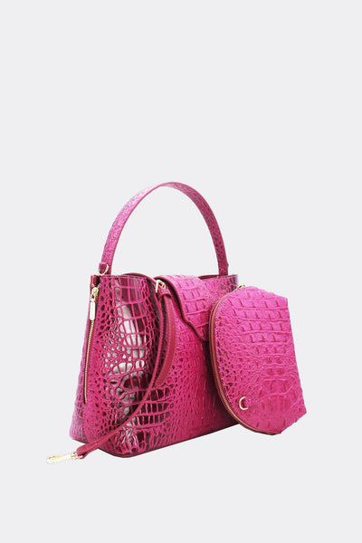 Anastasia - двойна дамска чанта - магента