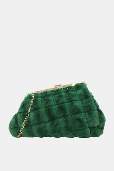 Fluffy - пухкав клъч - зелен