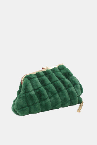 Fluffy - пухкав клъч - зелен