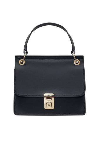 Sophia - иконична чанта от естествена кожа - черна