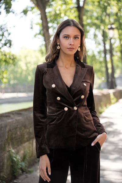 Блейзър Chantel кафяв