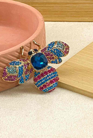 Брошка малка пчела Nicole #6